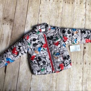 Disney Store Mickey and friends puffer jacket NWT